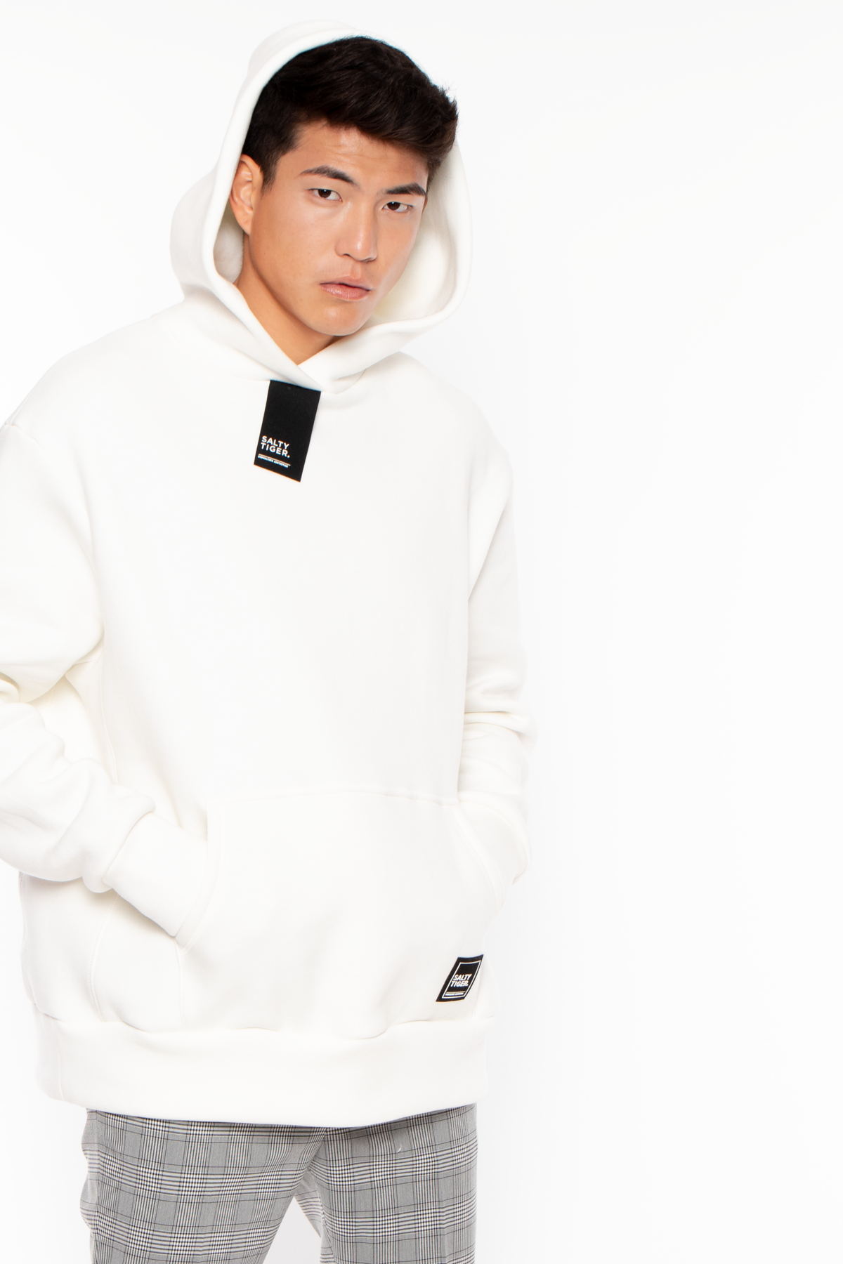Heavy Pullover Hoodie - Natural White