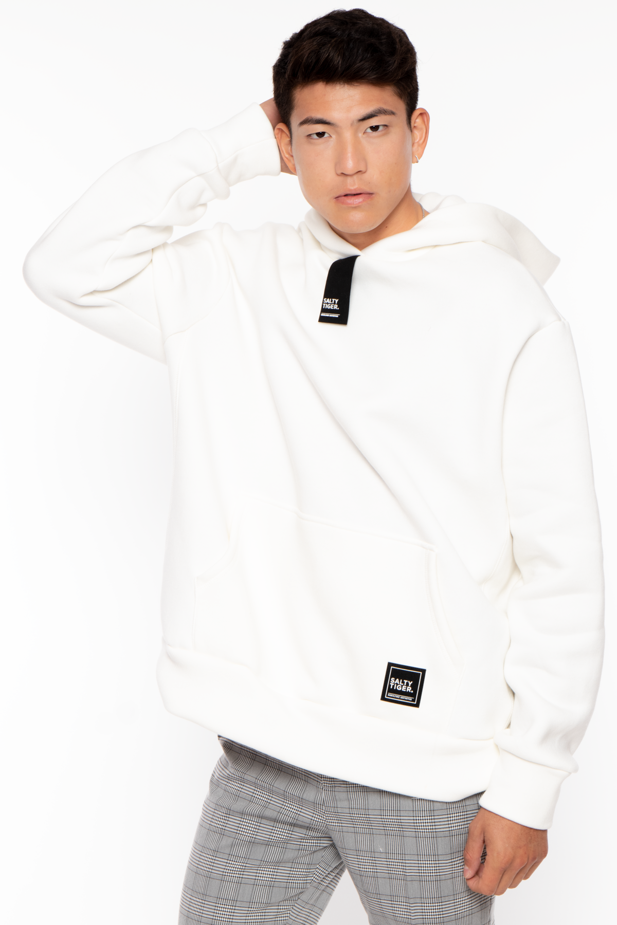 Heavy Pullover Hoodie - Natural White