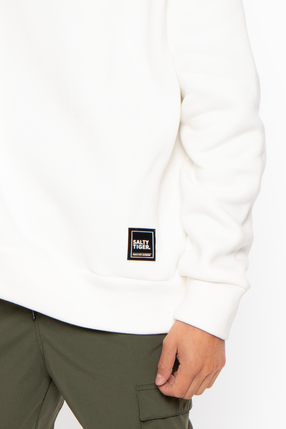 Heavy Pullover Crewneck - Natural White