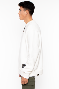 Heavy Pullover Crewneck - Natural White