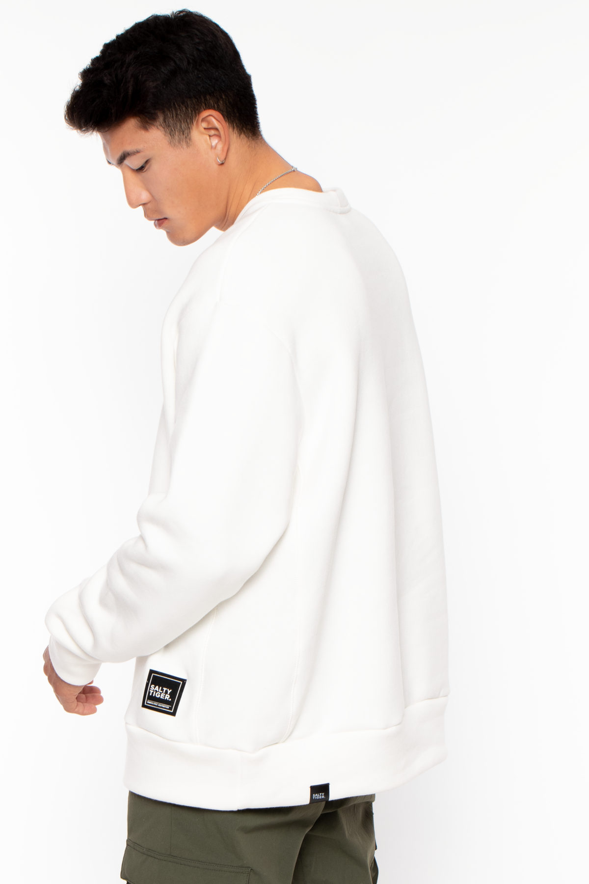 Heavy Pullover Crewneck - Natural White