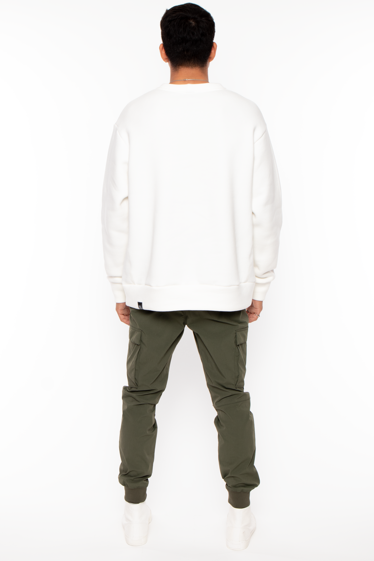 Heavy Pullover Crewneck - Natural White