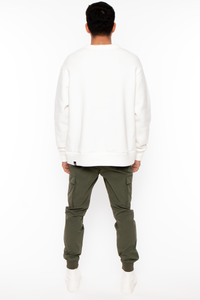 Heavy Pullover Crewneck - Natural White