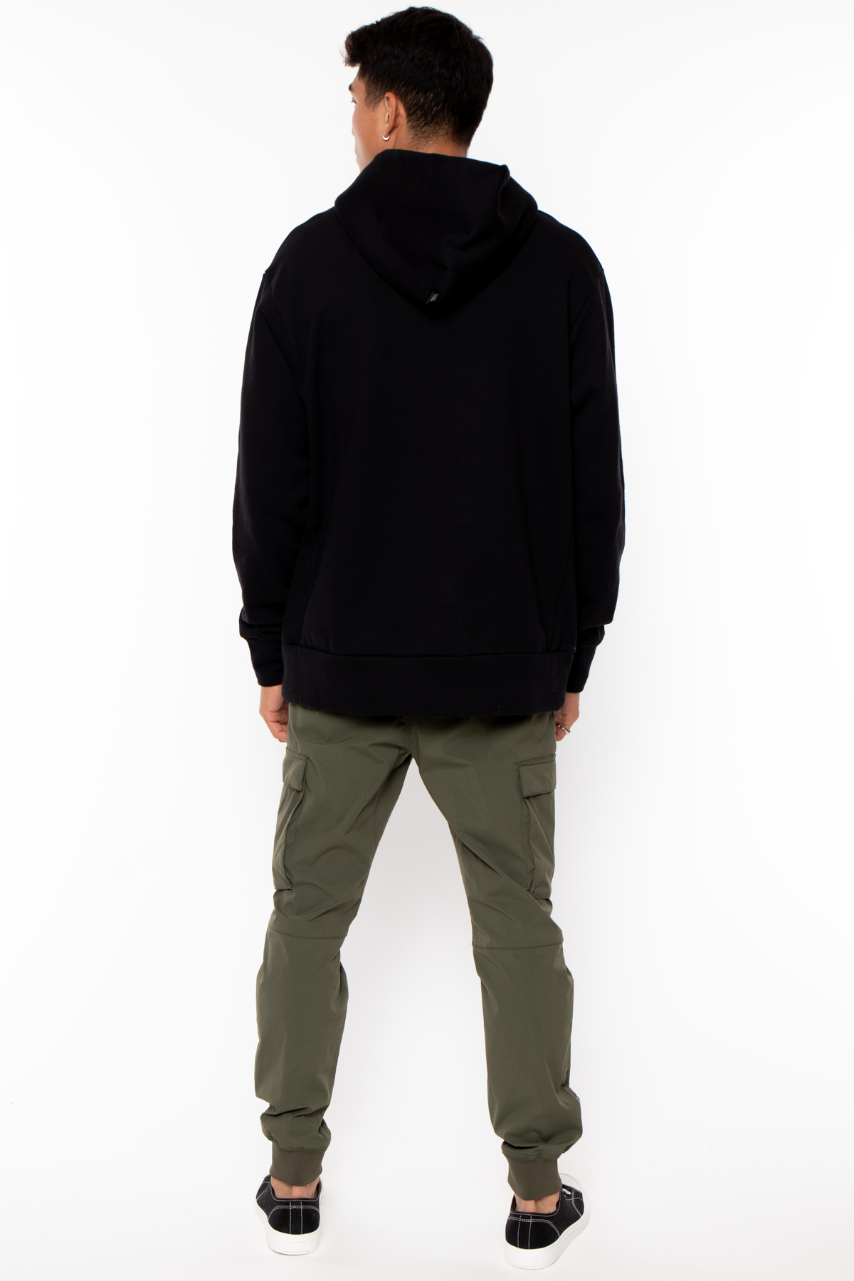 Heavy Pullover Hoodie - Black