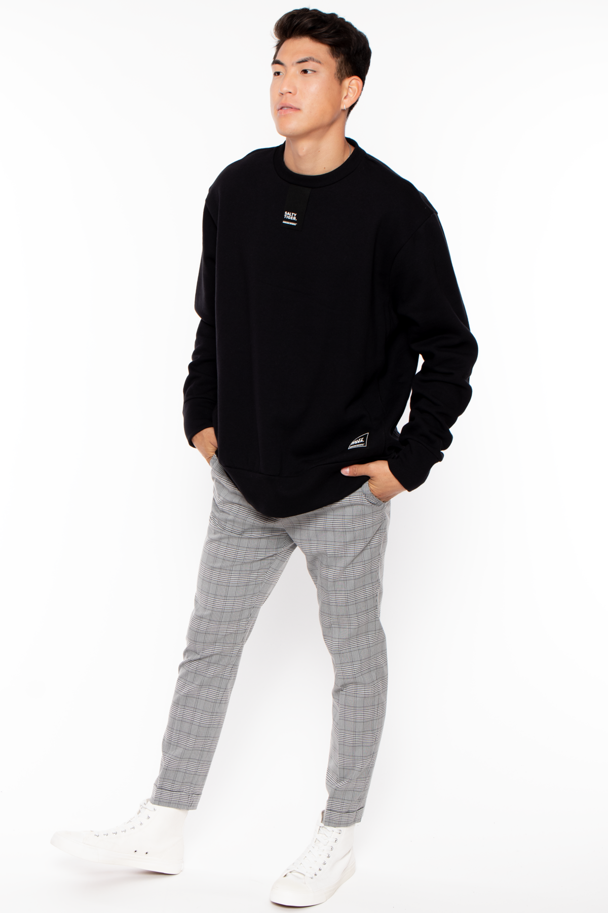 Heavy Pullover Crewneck - Black